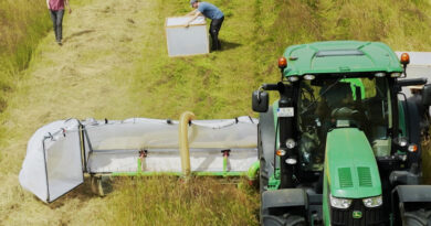 Vielversprechende Technik: So können Insekten während der Grünlandmahd geschützt werden
