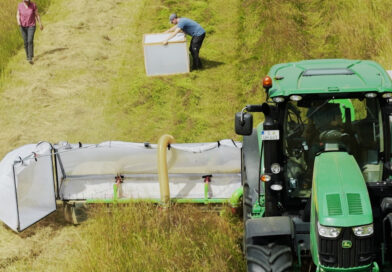 Vielversprechende Technik: So können Insekten während der Grünlandmahd geschützt werden